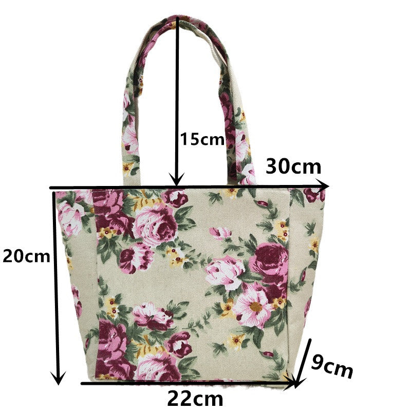 Hazel | Vintage Floral Print Bag