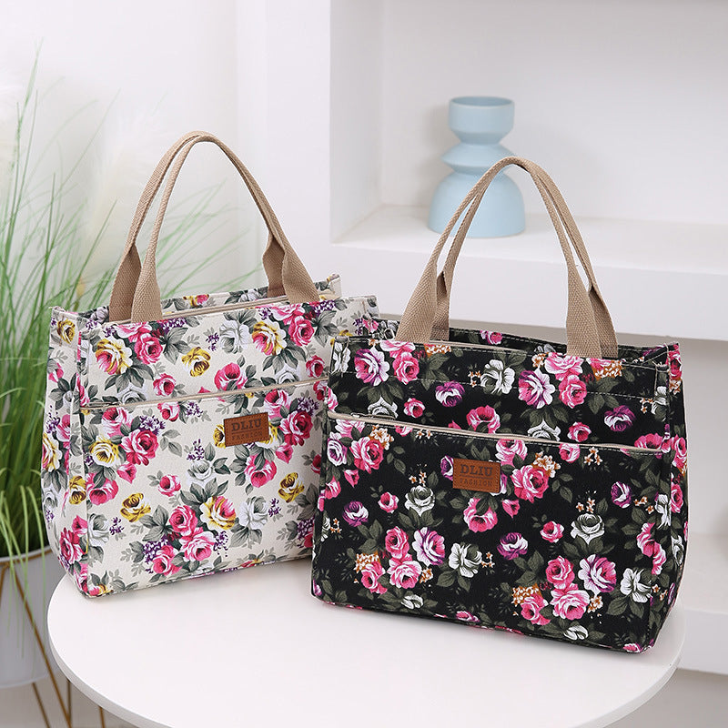 Luna | Vintage Floral Print Bag