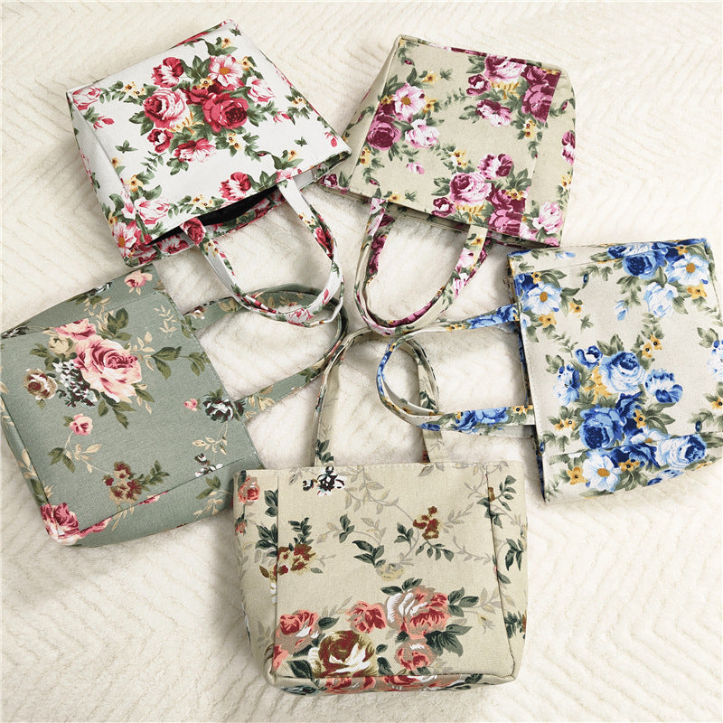 Hazel | Vintage Floral Print Bag