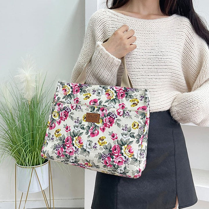Luna | Vintage Floral Print Bag