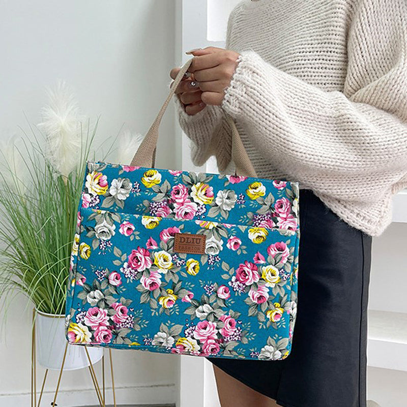 Luna | Vintage Floral Print Bag