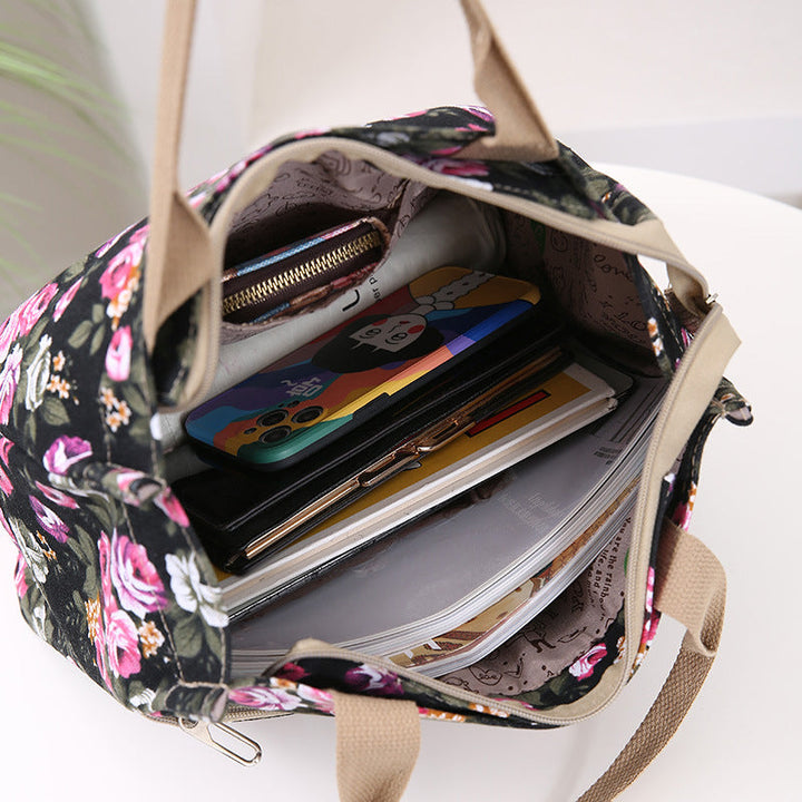 Luna | Vintage Floral Print Bag
