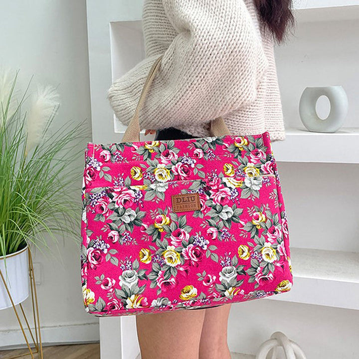 Luna | Vintage Floral Print Bag