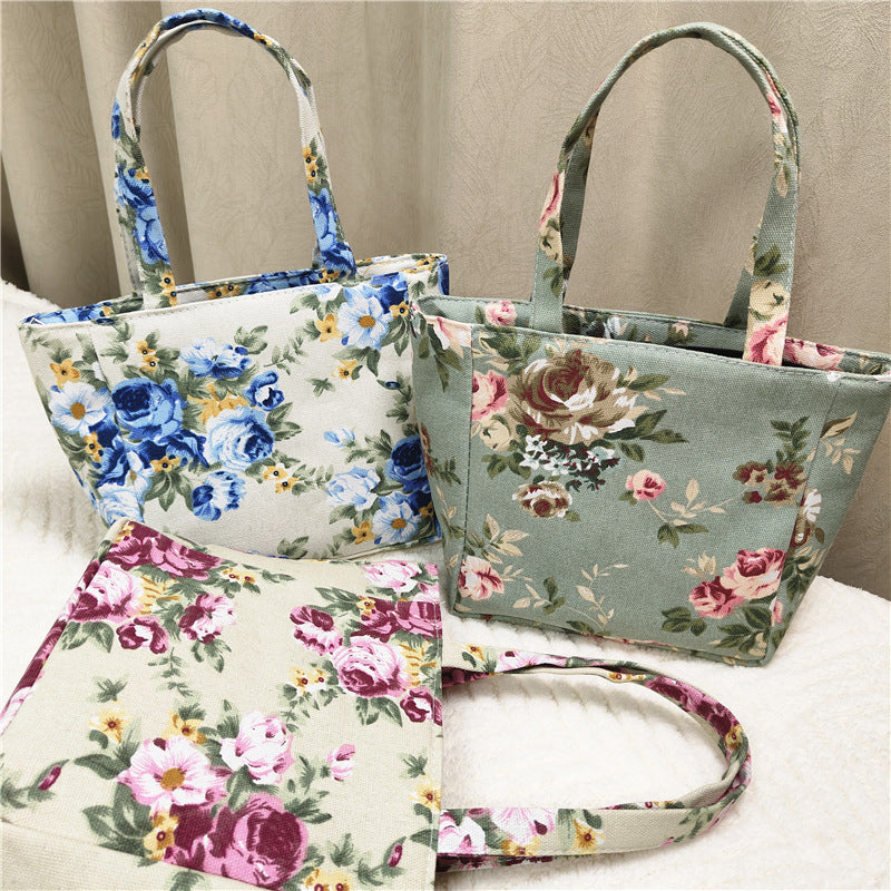 Hazel | Vintage Floral Print Bag