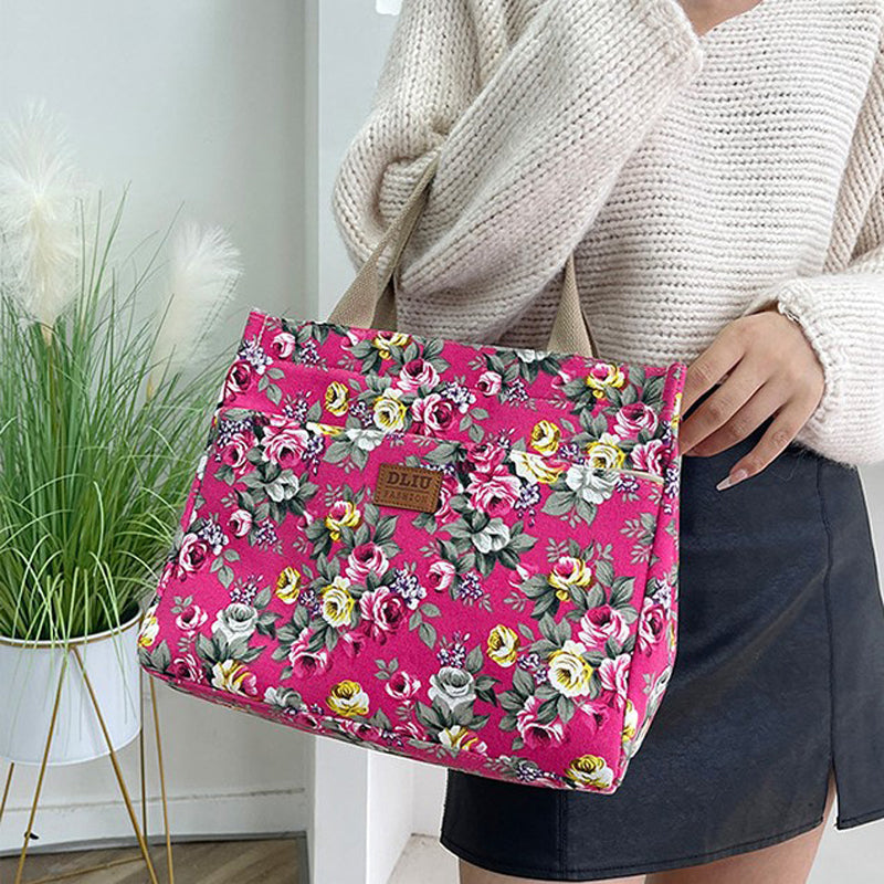 Luna | Vintage Floral Print Bag