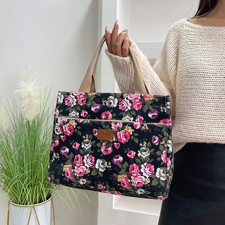 Luna | Vintage Floral Print Bag