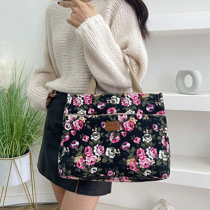 Luna | Vintage Floral Print Bag