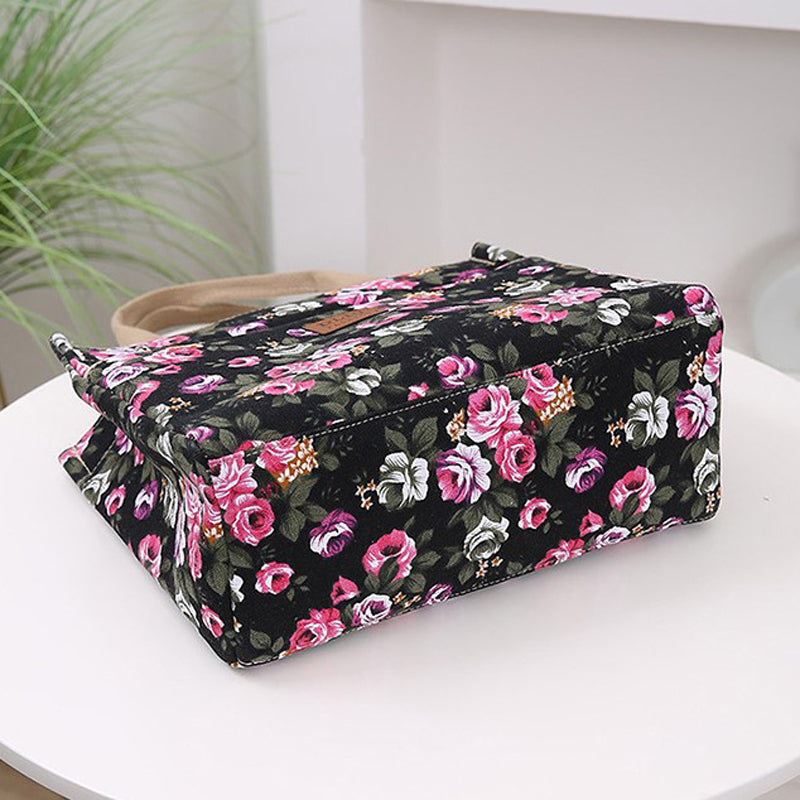 Luna | Vintage Floral Print Bag