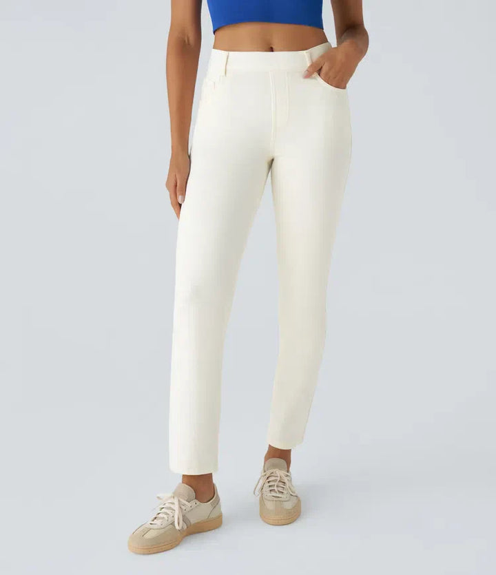 High Waist Elastic Comfort Pants