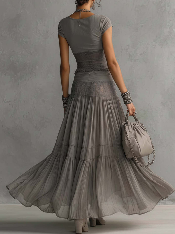Elena Maxi Skirt and Top Set