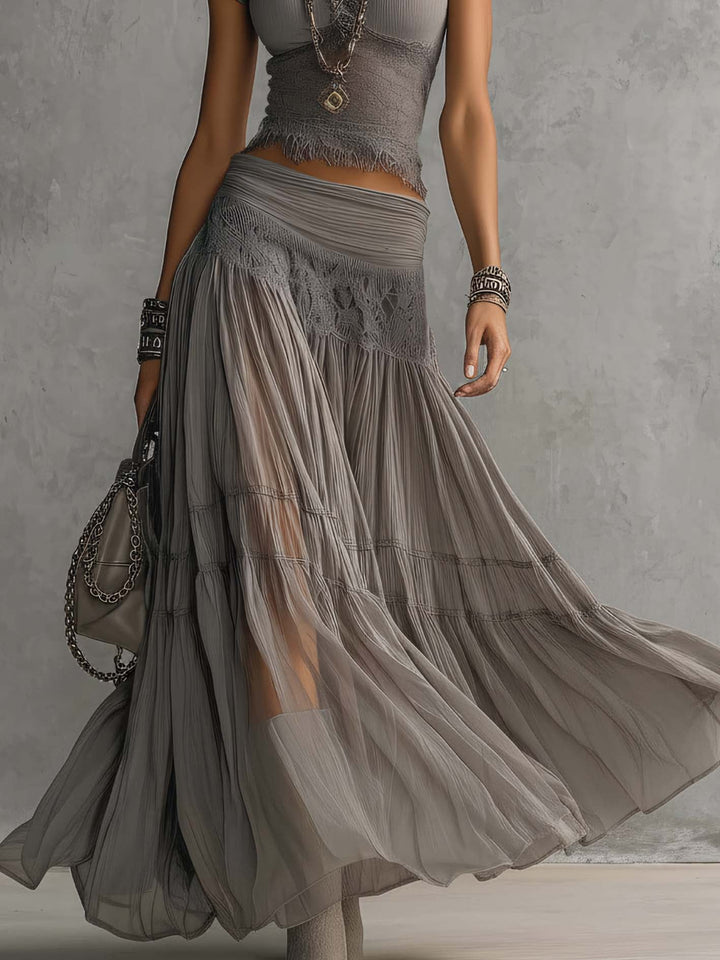 Elena Maxi Skirt and Top Set