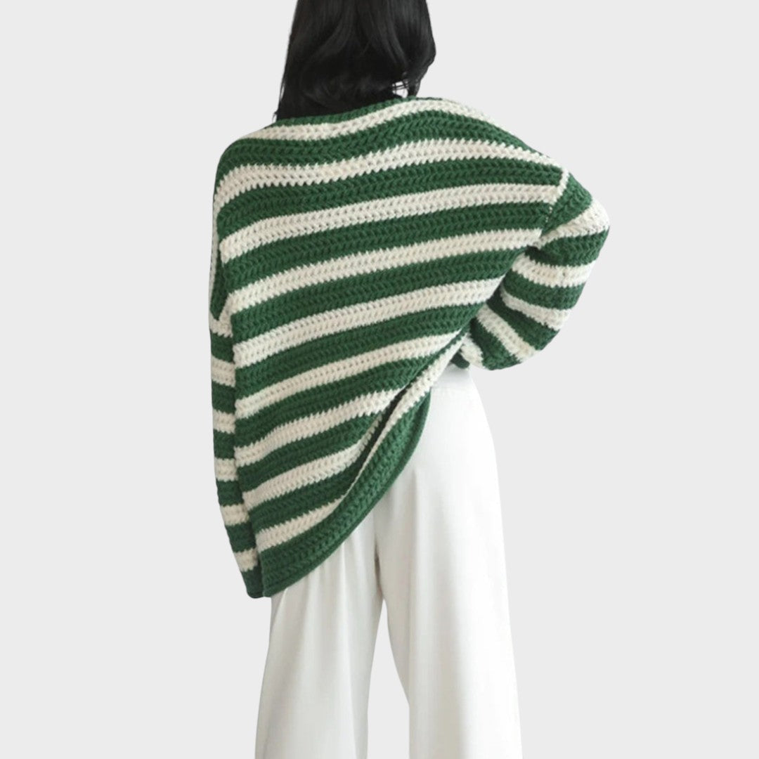 Striped Knit Sweater