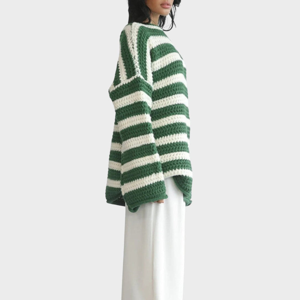 Striped Knit Sweater