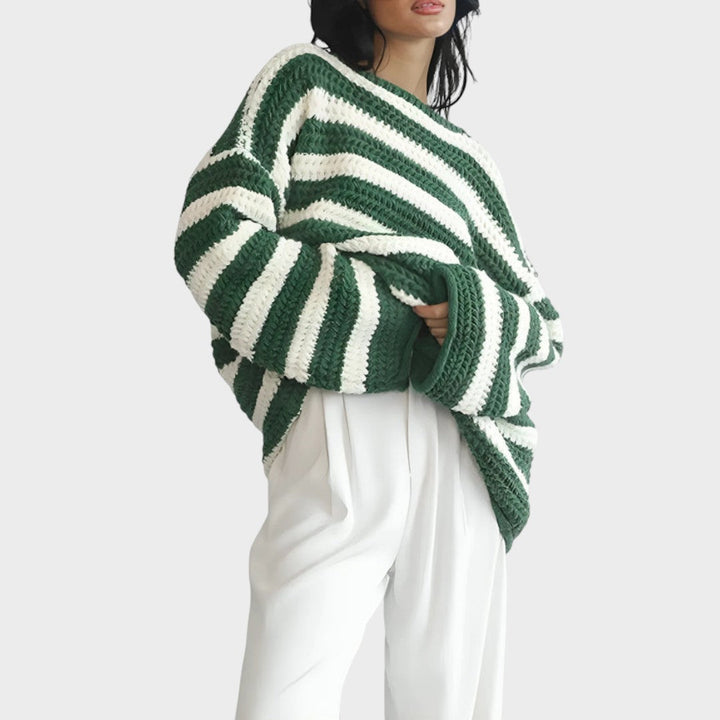 Striped Knit Sweater