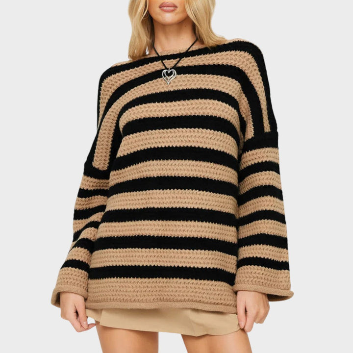 Striped Knit Sweater