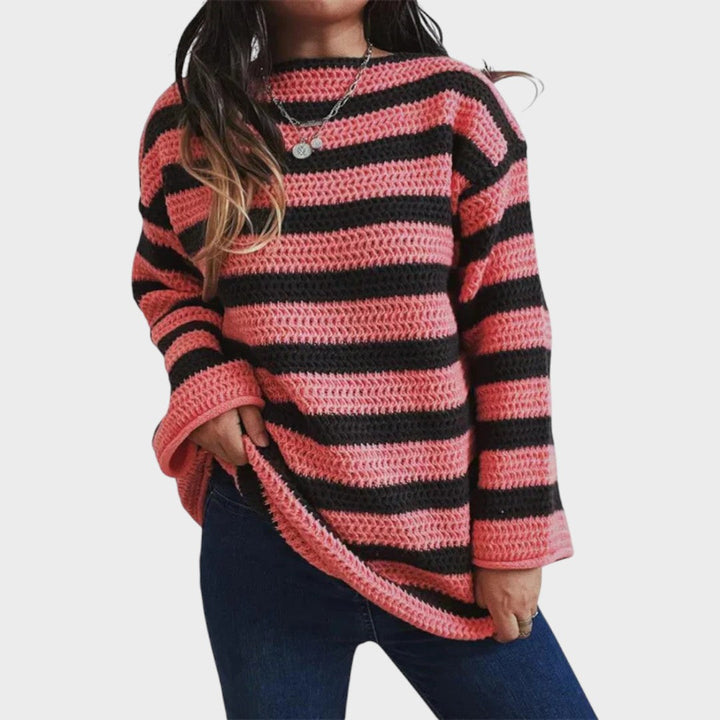 Striped Knit Sweater