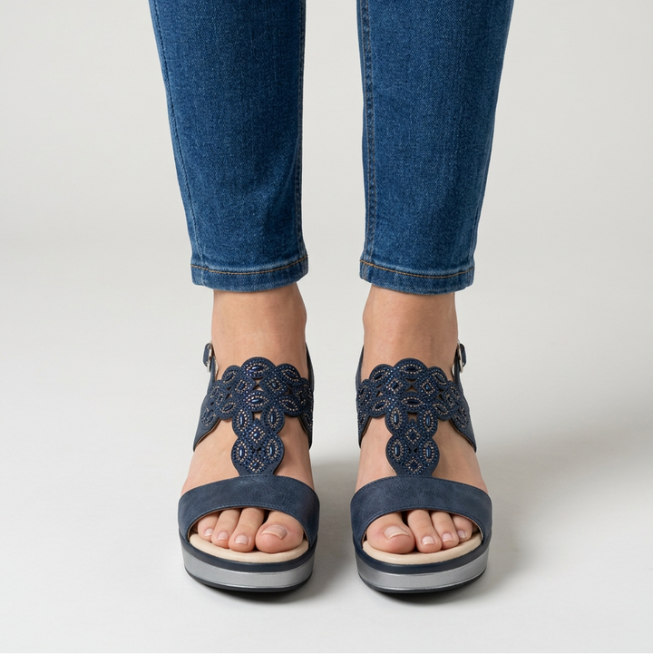 Rachele | Comfort Wedge Sandals