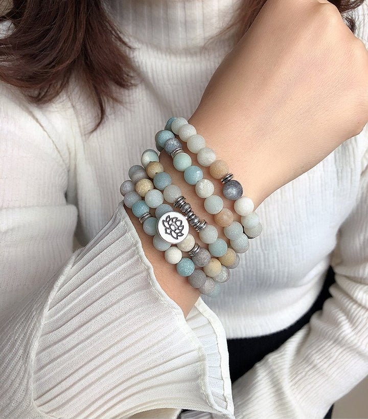 Hazel | Divine Amazonite Mala