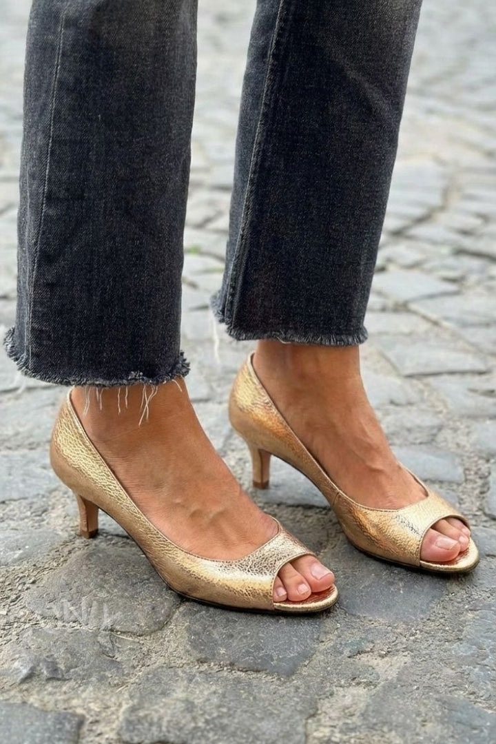 Aránzazu | Low Heel Sandals with Open Toe for Summer