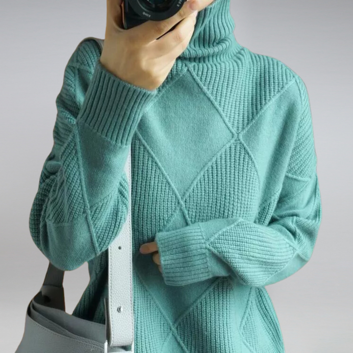 Ilse | Cashmere-Look Roll-Neck Jumper