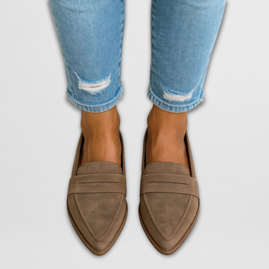 Nadia | Suede Loafers