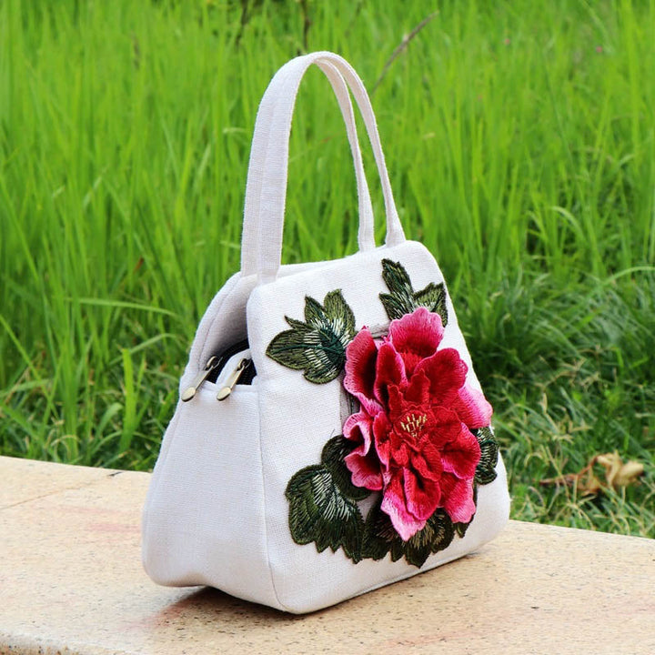 Aria | Ethnic Floral Embroidery Bag