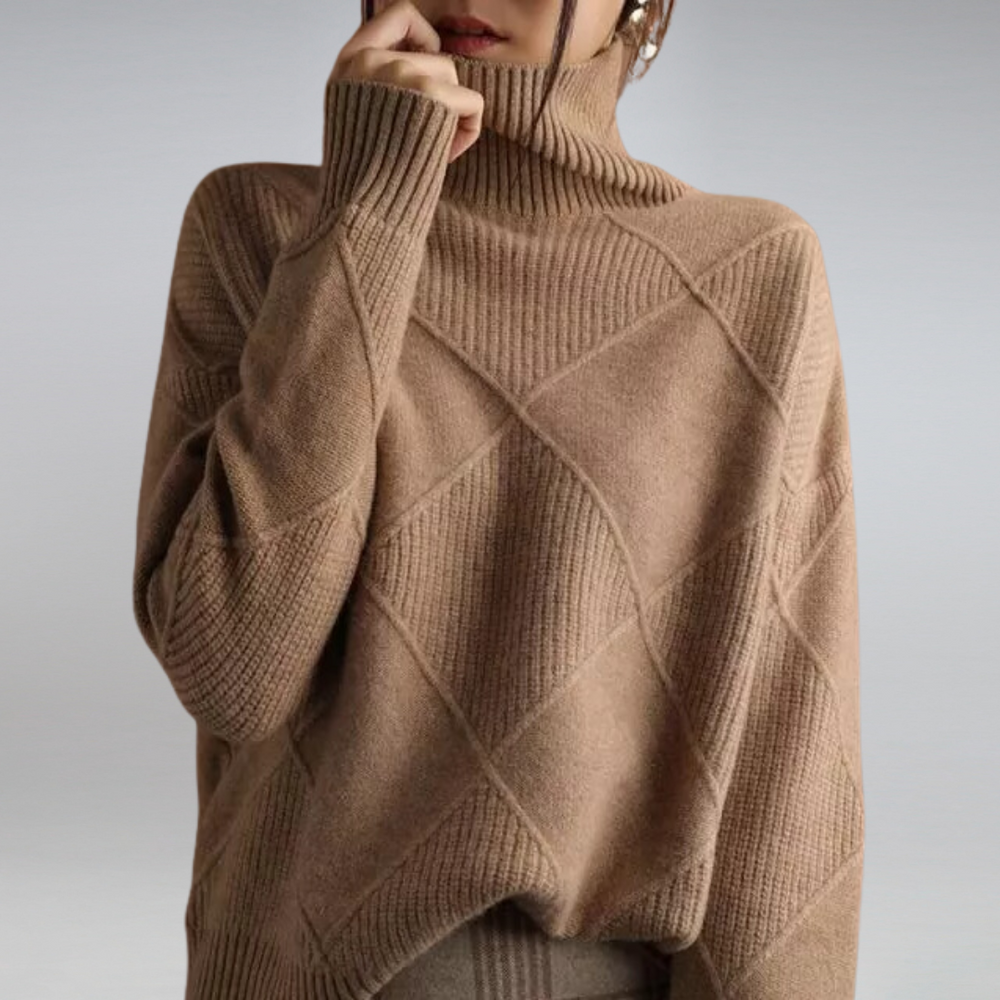 Ilse | Cashmere-Look Roll-Neck Jumper