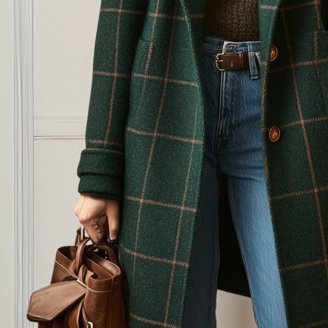 Judith | Long Cashmere-Look Jacket