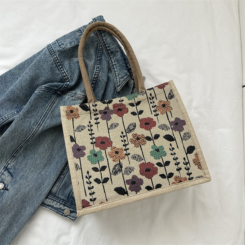 Ruby | Vintage Floral Pattern Bag