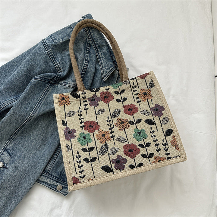Ruby | Vintage Floral Pattern Bag