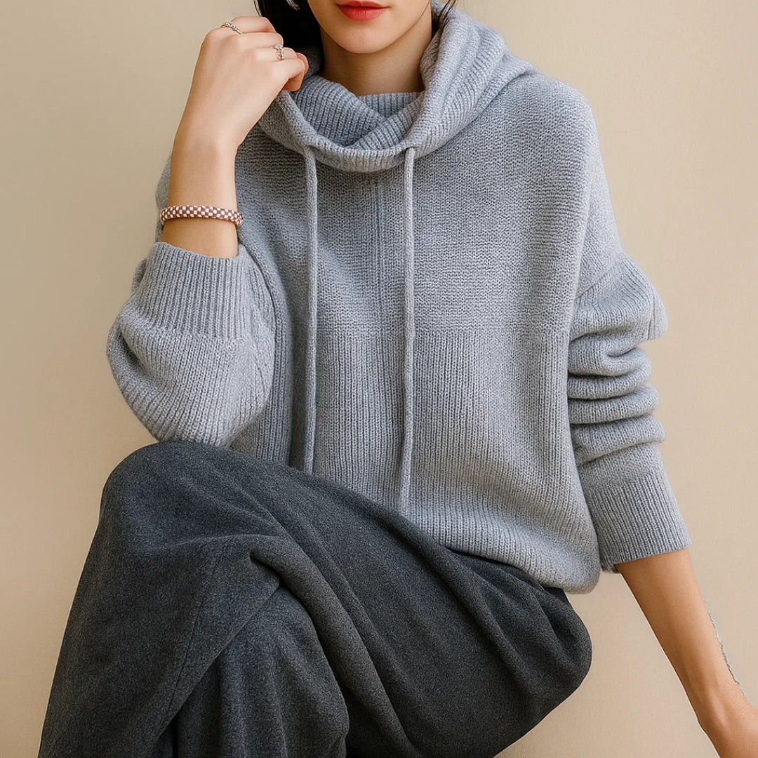 Annalina | Knitted Hoodie