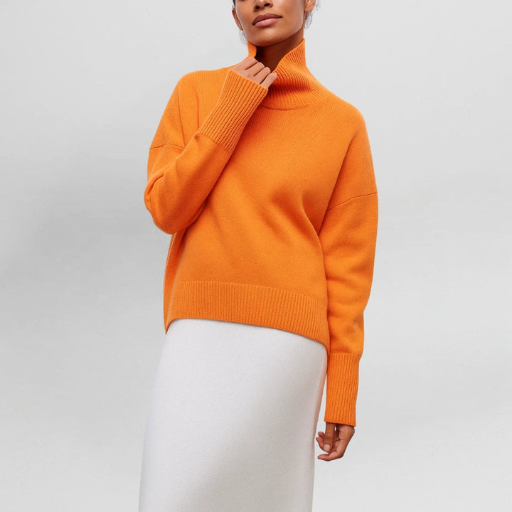 Stefanie | Roll-Neck Knit Jumper
