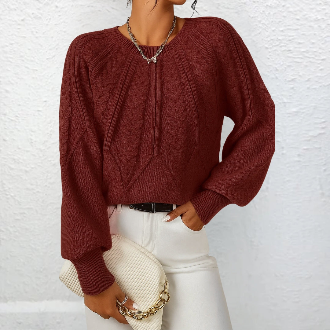 Erika | Wide-Sleeve Knit Jumper
