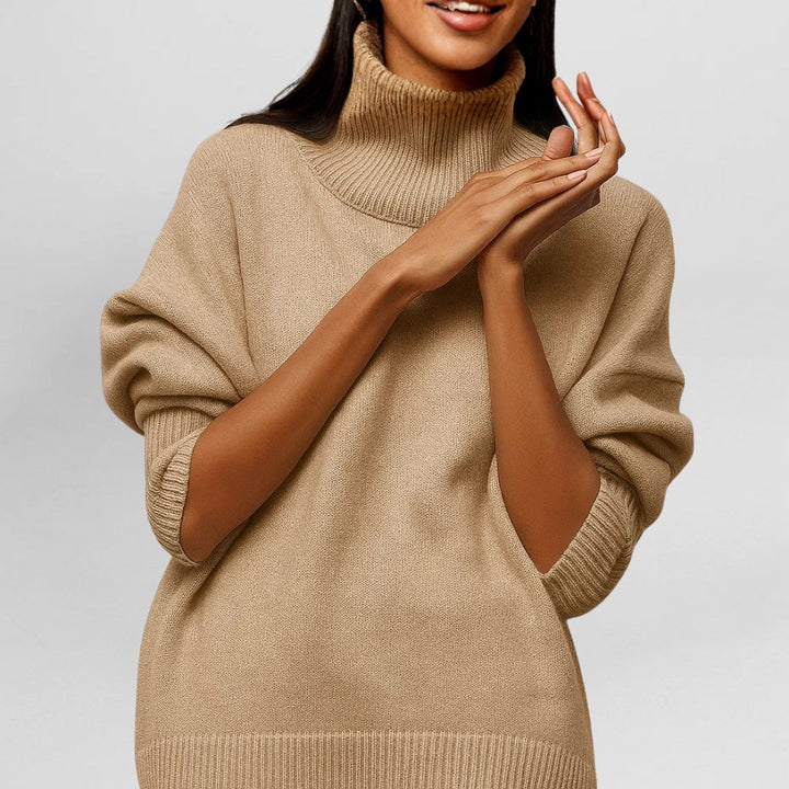 Stefanie | Roll-Neck Knit Jumper