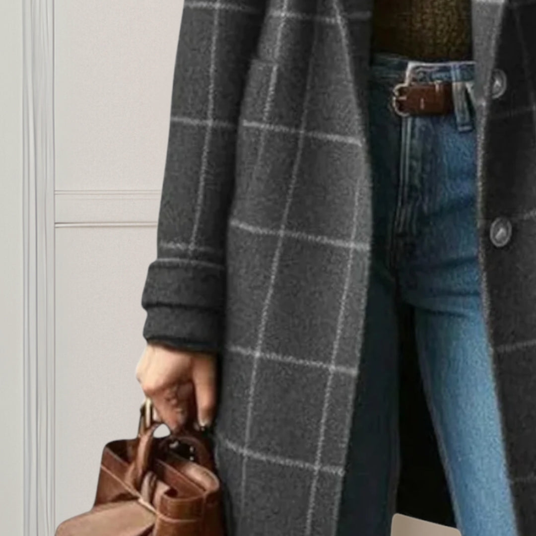 Judith | Long Cashmere-Look Jacket