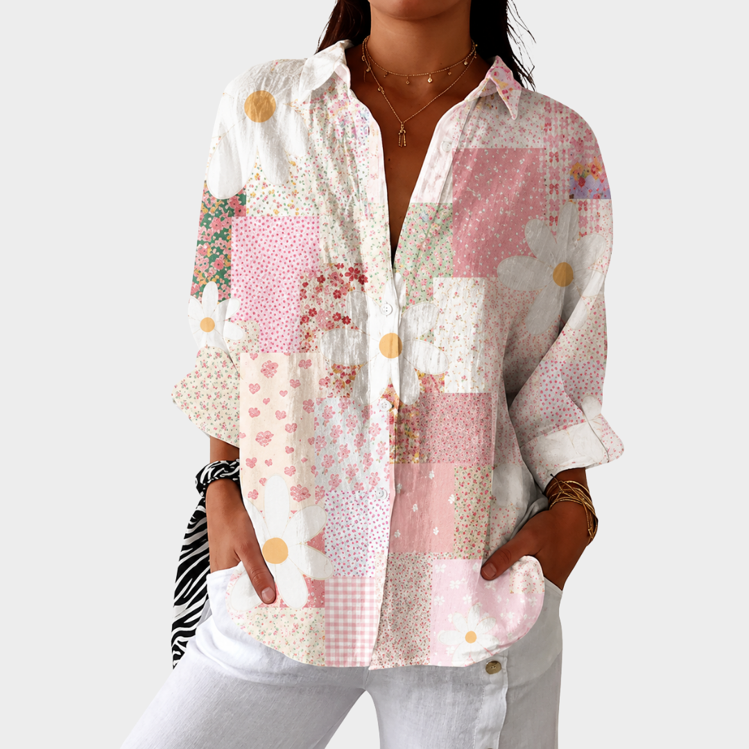Lottie | Colourful Print Blouse