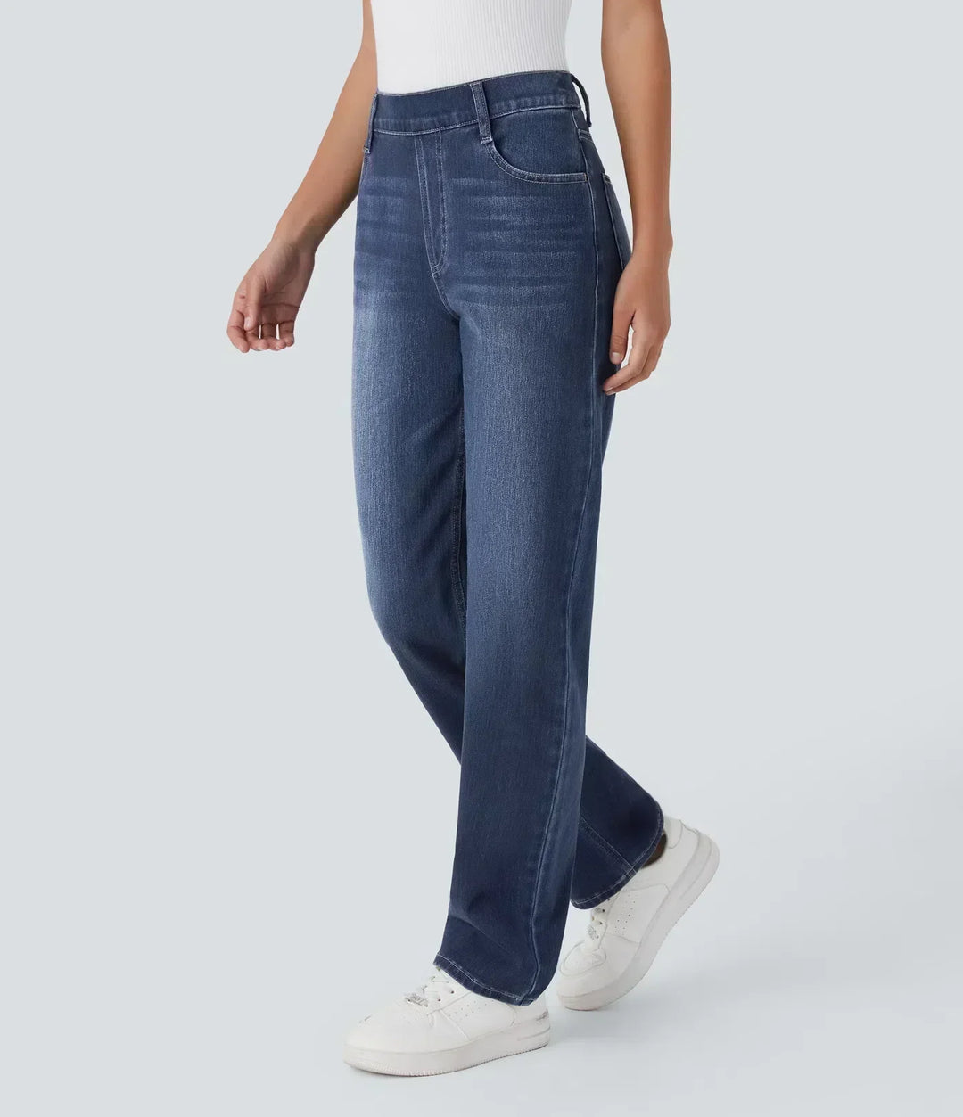 High Waist Elastic Comfort Pants