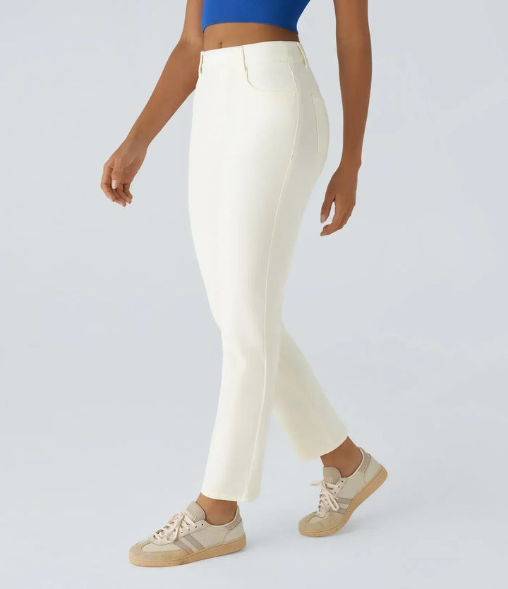 High Waist Elastic Comfort Pants