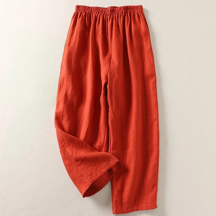 Amalia | Fluid Cotton Linen Pants