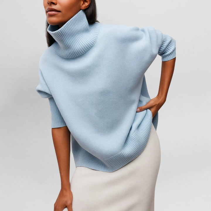 Stefanie | Roll-Neck Knit Jumper