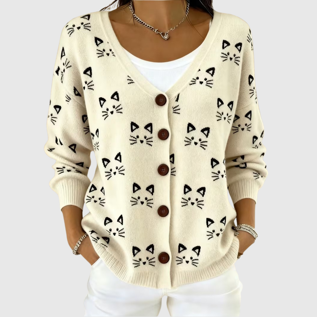 Odette | Buttoned Knit Cardigan