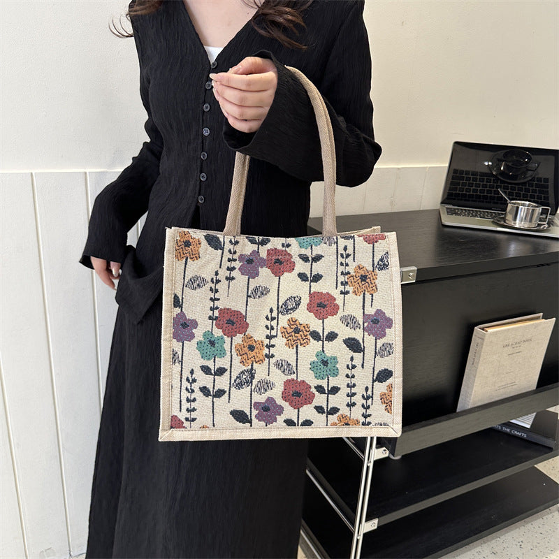 Ruby | Vintage Floral Pattern Bag