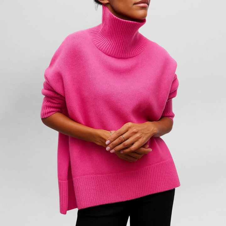 Stefanie | Roll-Neck Knit Jumper