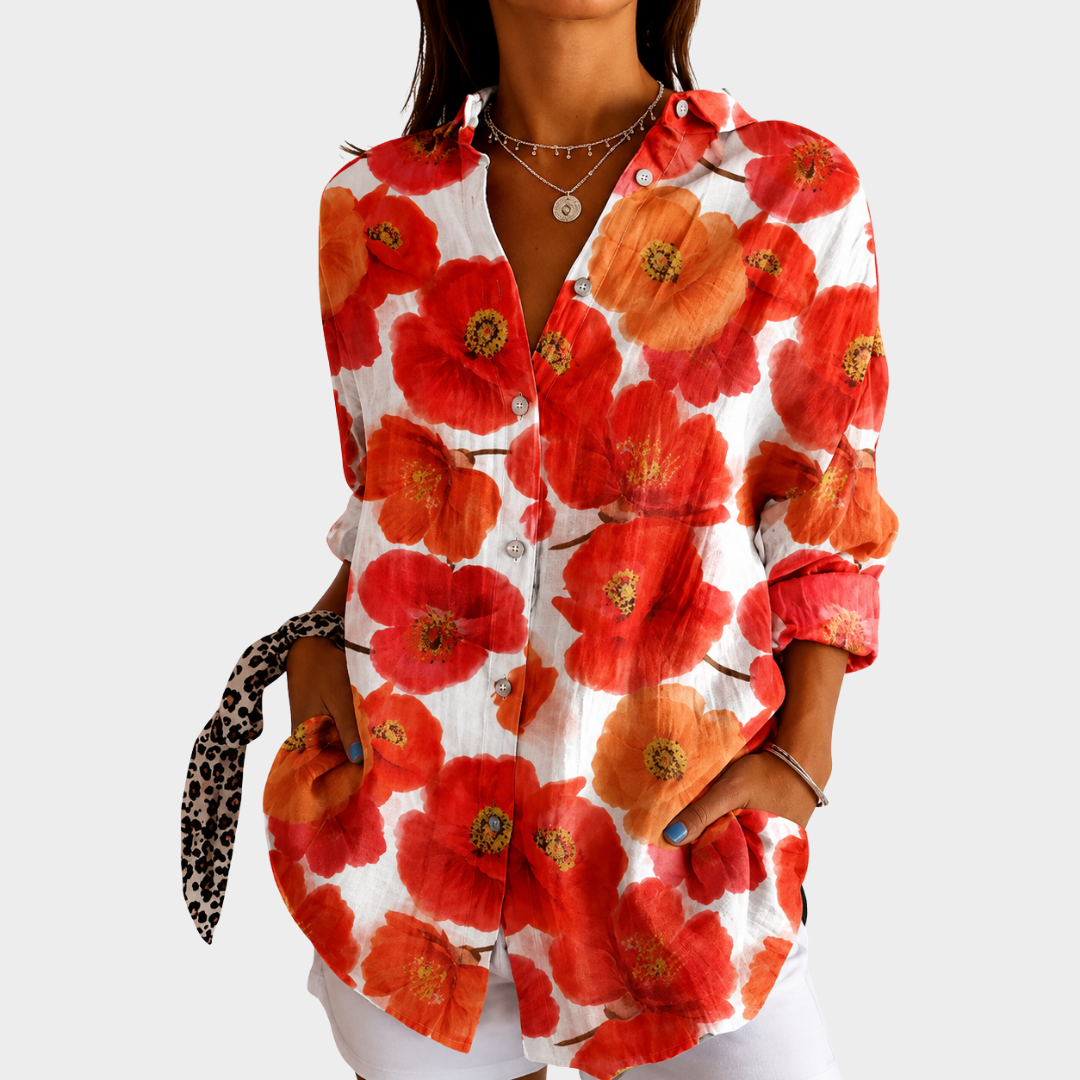Wren | Colourful Print Blouse
