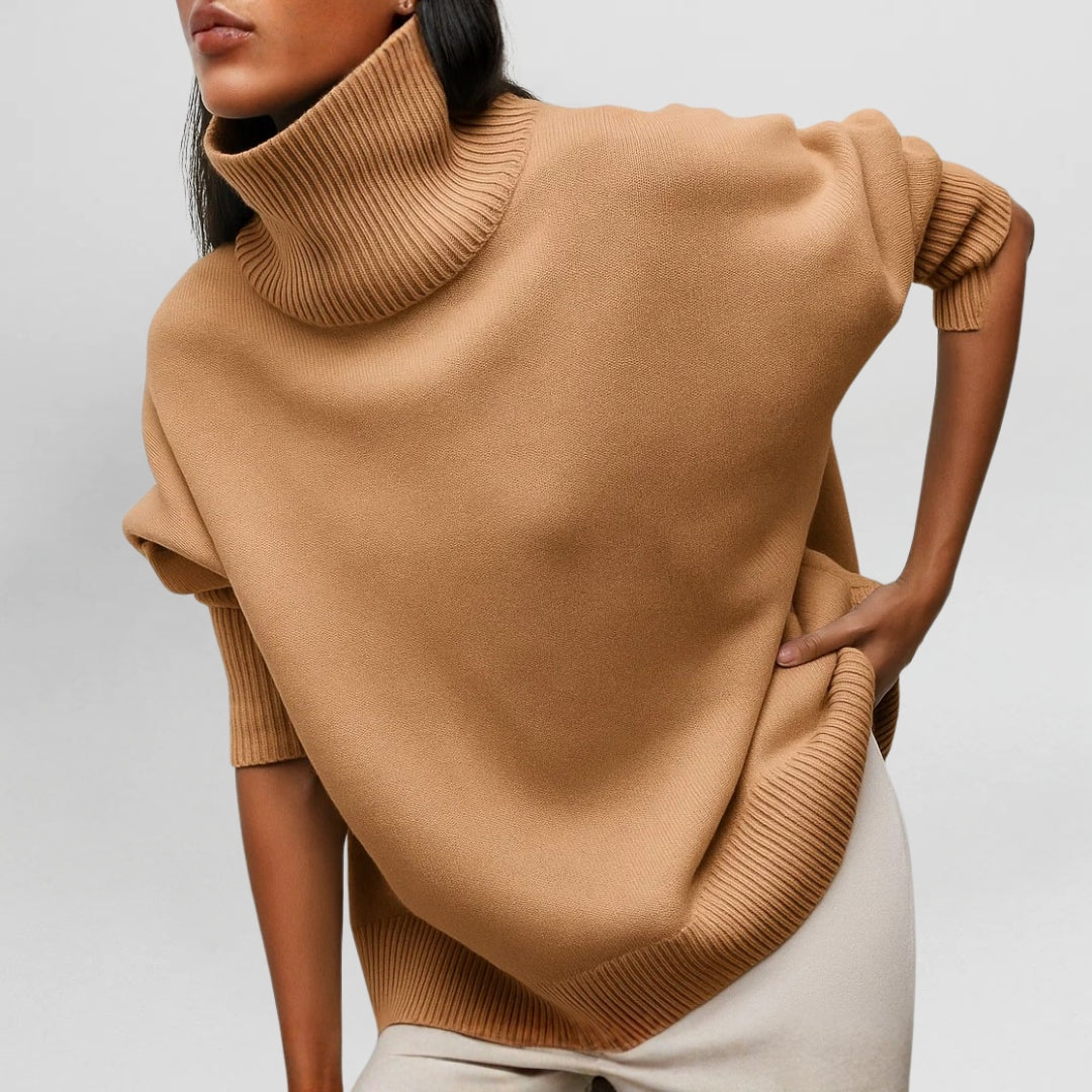 Stefanie | Roll-Neck Knit Jumper