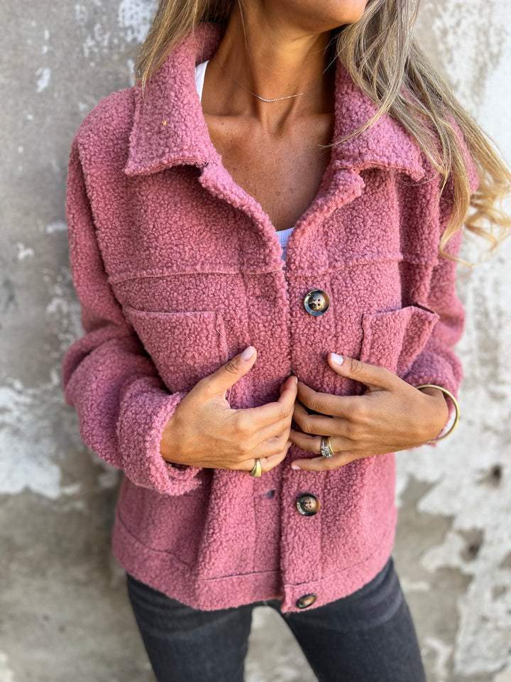Sofia | Teddy Fleece Spring Coat
