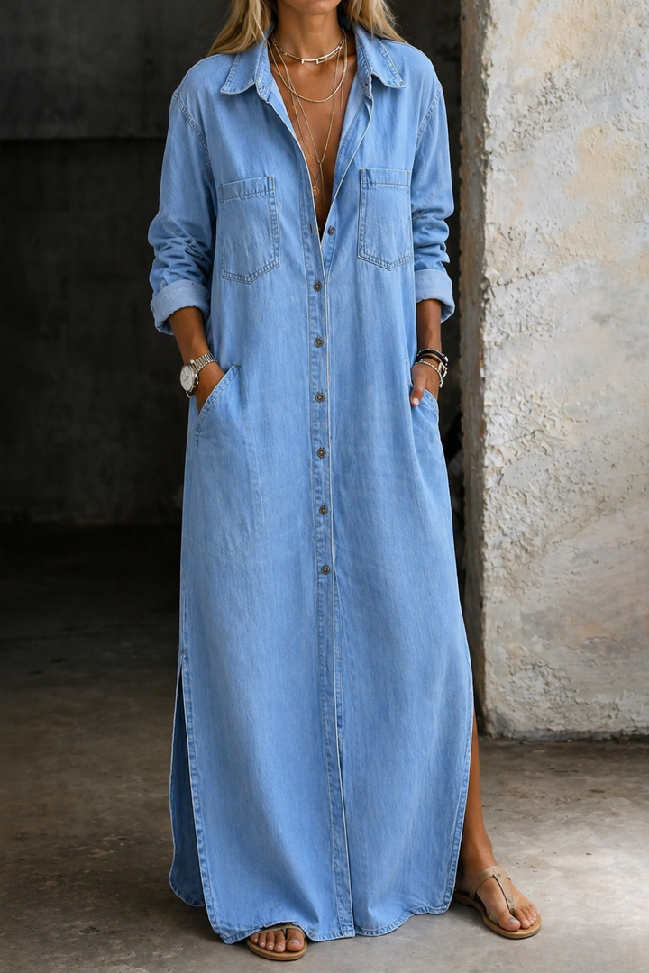 Diana | Relaxed Button-Up Dress