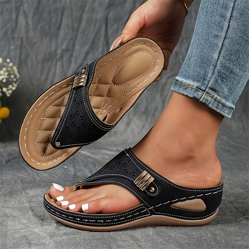 Giovanna | Comfortable and Stable Wedge Sandals