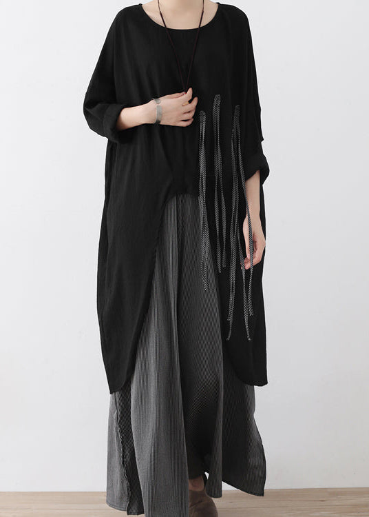 Oversized Loose Wide-Leg Linen Pants