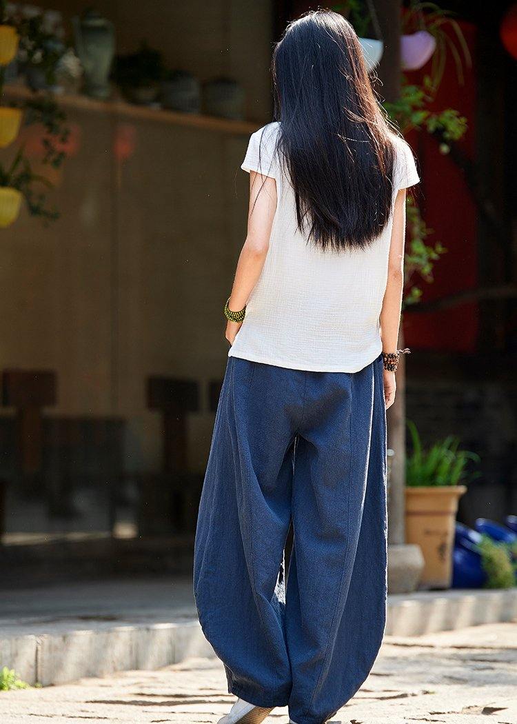 Cotton Linen Ramie Yoga Pants